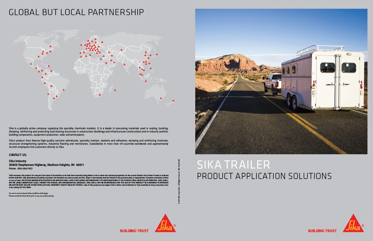 Sika Cargo Trailer Brochure