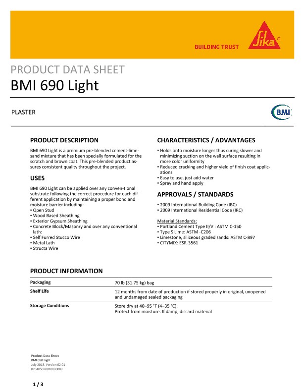 BMI 690 Light