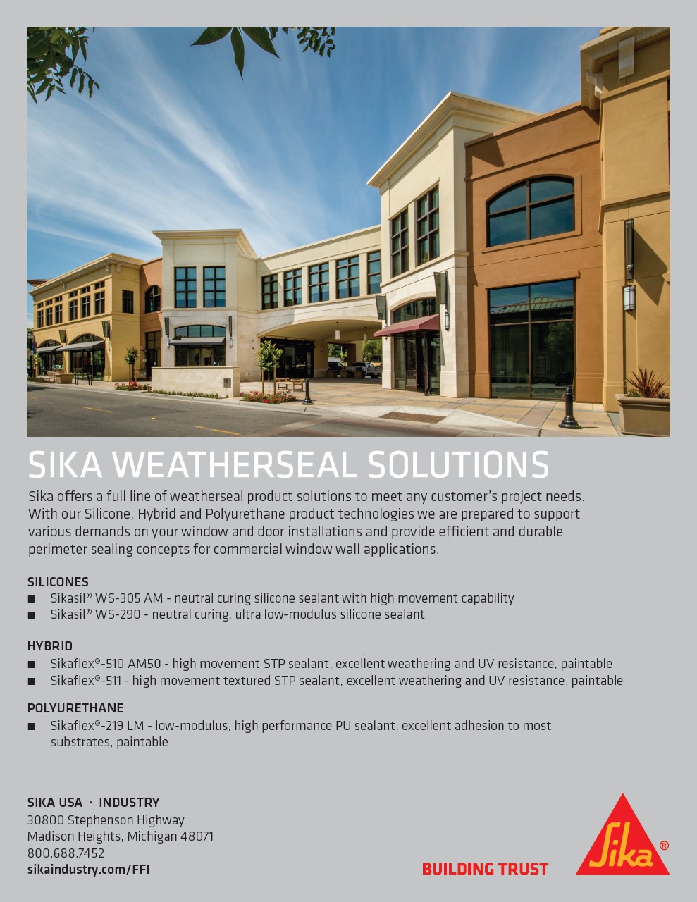 Sika Weatherseal Solutions