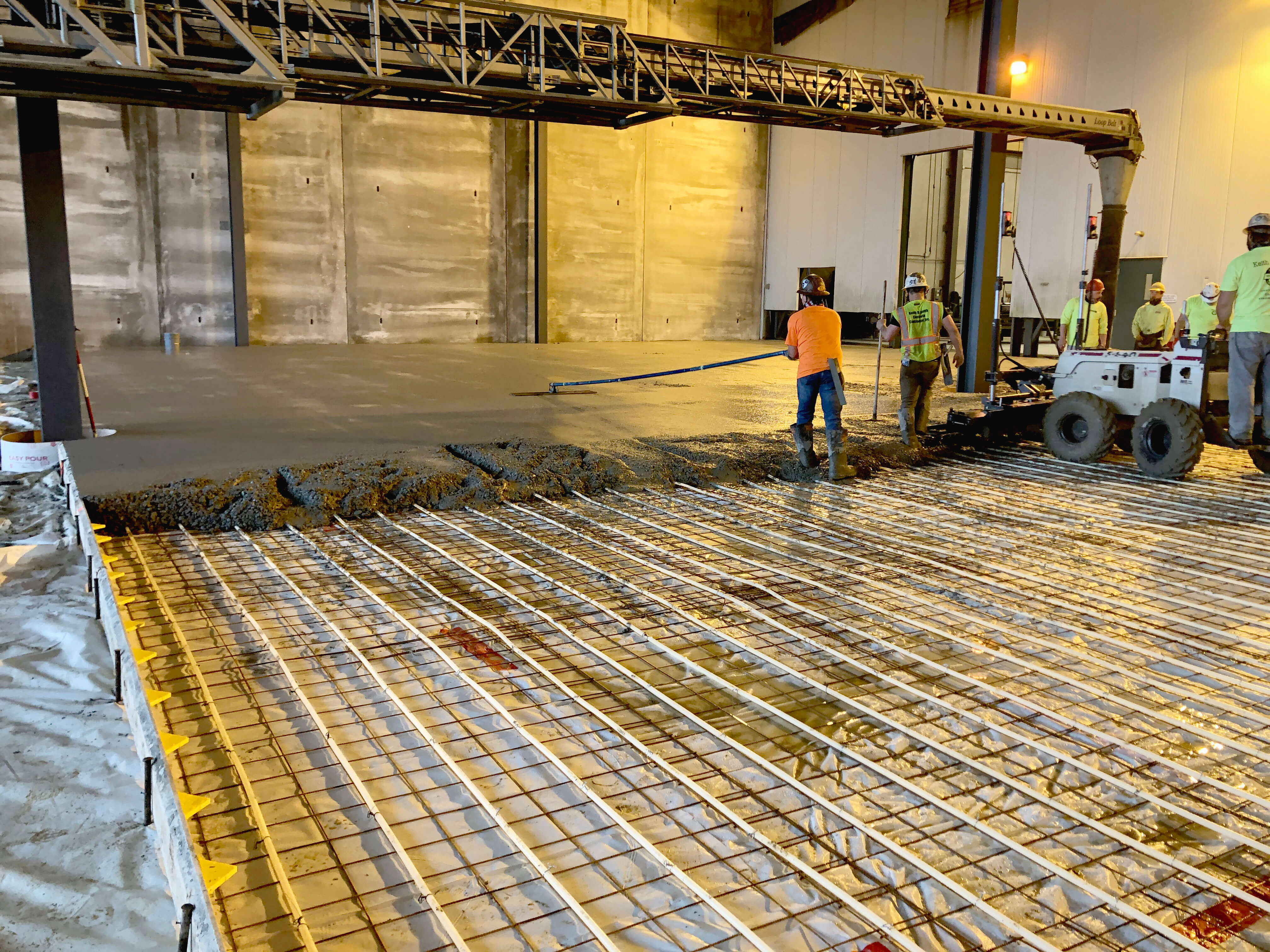 Concrete Pouring into Slab
