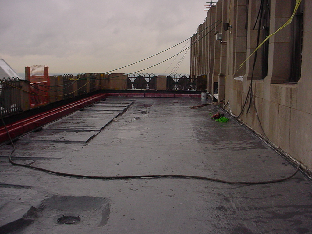 GE building terrace